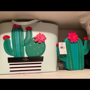NWT Kate Spade Cactus Tote and Crossbody set